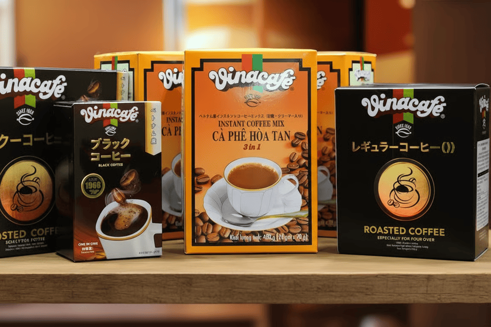 Vinacafe has become a household name by bottling the taste of Vietnamese instant coffee tradition (Source: Internet)